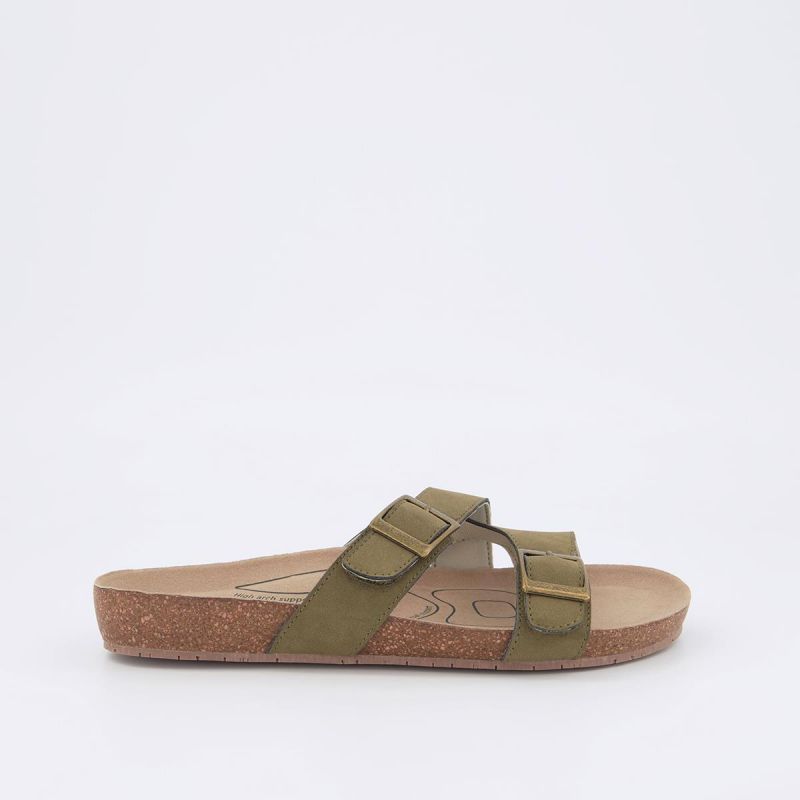 HOMYPED WOMENS RIVER Y STRAP OLIVE Online by HOMYPED | Just Walking