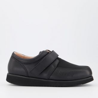 APIS MENS DUAL-DEPTH LEATHER/LYCRA 6E-WIDTH SHOE