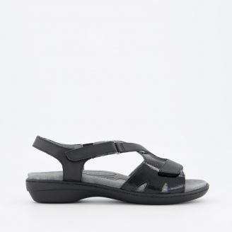 HOMYPED WOMENS ANALISE BLACK PATENT