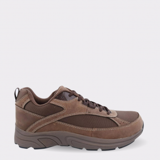 DREW MEN'S AARON LACE WALKER W-WIDTH BROWN