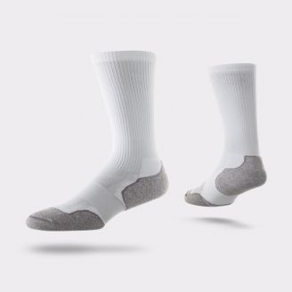 LIGHTFEET EVOLUTION CREW SOCK WHITE