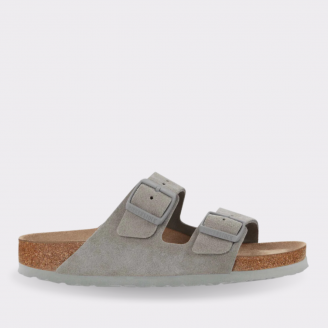BIRKENSTOCK ARIZONA SFB STONE COIN SUEDE LEATHER REGULAR