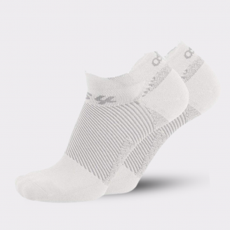 OS1 FS4 PLANTAR FASCIITIS COMPRESSION NO SHOW SOCKS GHOST WHITE