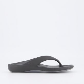 AETREX WOMENS MAUI THONGS BLACK