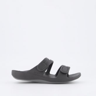 AETREX WOMENS JANEY SPORT SLIDE BLACK