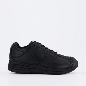DREW MEN'S SURGE LACE BLACK WALKING SHOES 