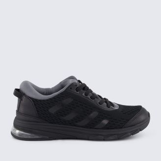 HOMYPED WOMENS AIRSTEP LACE BLACK