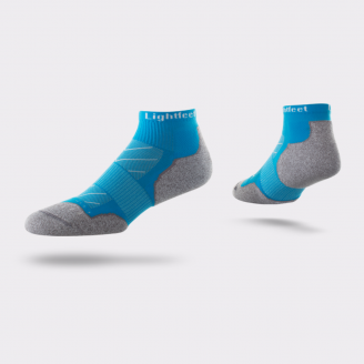 LIGHTFEET EVOLUTION SOCK MINI CREW AQUA