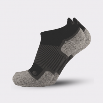 OS1 FS4 PLANTAR FASCIITIS NO SHOW SOCKS CHARCOAL