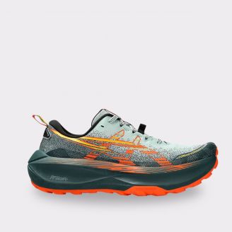 ASICS MENS TRABUCO MAX 4 COLD MOSS NOVA ORANGE