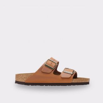 BIRKENSTOCK ARIZONA COGNAC OILED LEATHER REGULAR