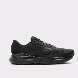 BROOKS WOMENS ADRENALINE GTS 24 B BLACK BLACK EBONY