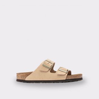 BIRKENSTOCK ARIZONA UNISEX SANDCASTLE NUBUCK LEATHER REGULAR