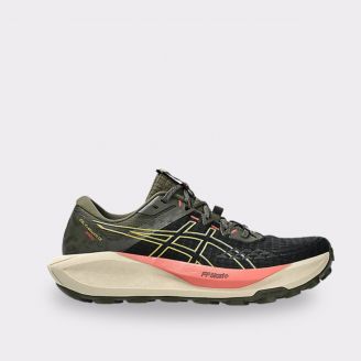ASICS WOMENS GEL TRABUCO 13 GTX BLACK LEMONGRASS