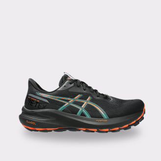 ASICS MENS GT 1000 13 GTX BLACK NOVA ORANGE