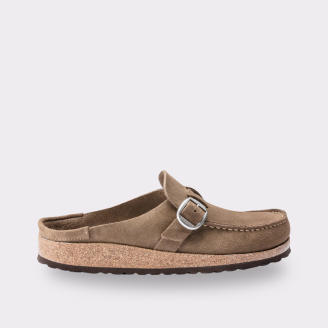 BIRKENSTOCK BUCKLEY GREY TAUPE SUEDE LEATHER REGULAR