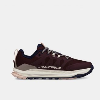 ALTRA WOMENS LONE PEAK 9 WATERPROOF LOW MAROON
