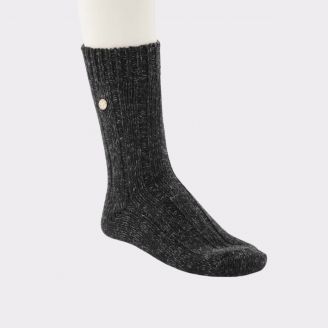 BIRKENSTOCK COTTON SOCK TWIST BLACK