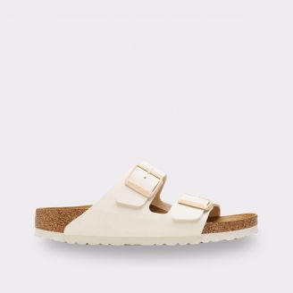 BIRKENSTOCK ARIZONA BIRKO FLOR EGGSHELL REGULAR
