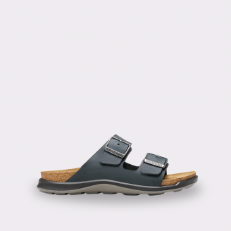 BIRKENSTOCK ARIZONA CROSSTOWN BLACK OILED REGULAR