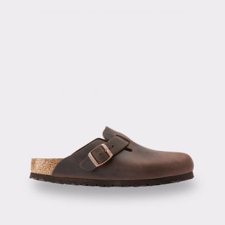 BIRKENSTOCK BOSTON HABANA OILED LEATHER NARROW