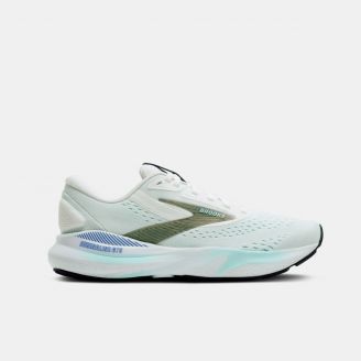 BROOKS WOMENS ADRENALINE GTS 24 1B WHITE/LIMPETSHELL/AMPARO
