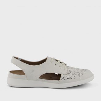 HOMYPED WOMENS CYRUS CUT OUT OFF WHITE