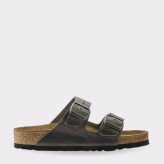 BIRKENSTOCK ARIZONA OILED LEATHER SFB IRON UNISEX REGULAR