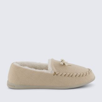 HOMYPED WOMENS GRACE MOCCASIN BEIGE