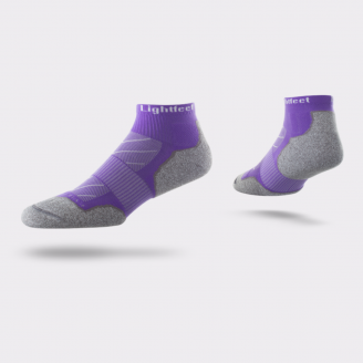 LIGHTFEET EVOLUTION SOCK MINI CREW SOCKS VIOLET