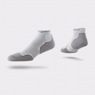LIGHTFEET EVOLUTION MINI CREW SOCK WHITE