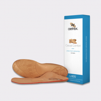 AETREX MEN'S CASUAL COMFORT ORTHOTICS W/ METATARSAL SUPPORT