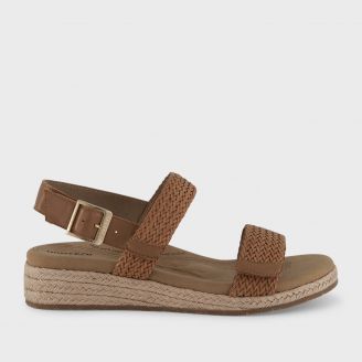 HOMYPED MIMI WOVEN SANDAL TAN