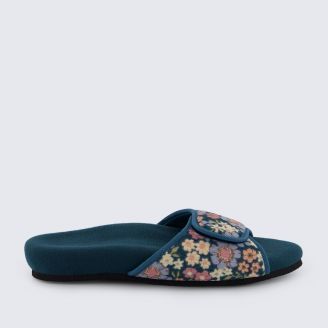HOMYPED WOMENS SNUG 2 TEAL FLORAL