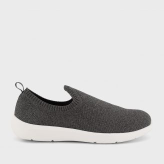 HOMYPED MENS STEVE SLIP ON DARK GREY
