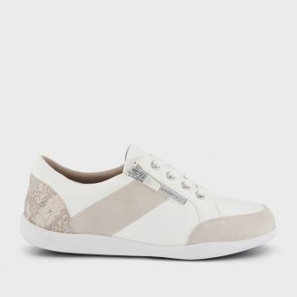 HOMYPED WOMENS TANGO WHITE SNAKE
