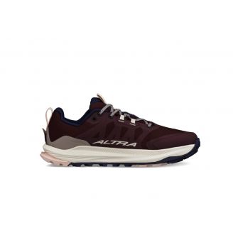 ALTRA WOMENS LONE PEAK 9 WATERPROOF LOW MAROON