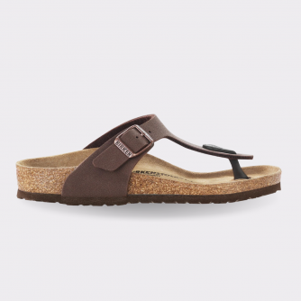 BIRKENSTOCK GIZEH MOCCA BIRKIBUC REGULAR