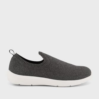 HOMYPED MENS STEVE SLIP ON DARK GREY