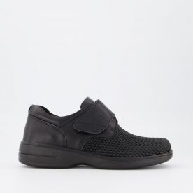 PROPET WOMENS OLIVIA SINGLE STRAP WIDE BLACK