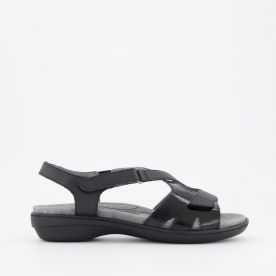 HOMYPED WOMENS ANALISE BLACK PATENT