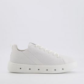 ECCO WOMENS STREET 270 WHITE SNEAKERS