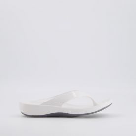 AETREX WOMENS MAUI THONGS WHITE