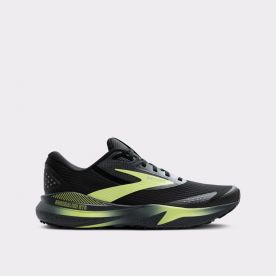 BROOKS MENS ADRENALINE GTS 24 WEATHERIZED 1D BLACK EBONY NEW YELLOW