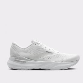 BROOKS WOMENS ADRENALINE 24 D WHITE OYSTER ALLOY