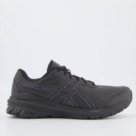 ASICS MEN'S GT-1000 LEATHER 2 2E-WIDTH BLACK