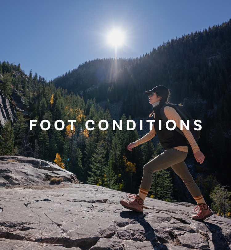 Foot conditions shoes