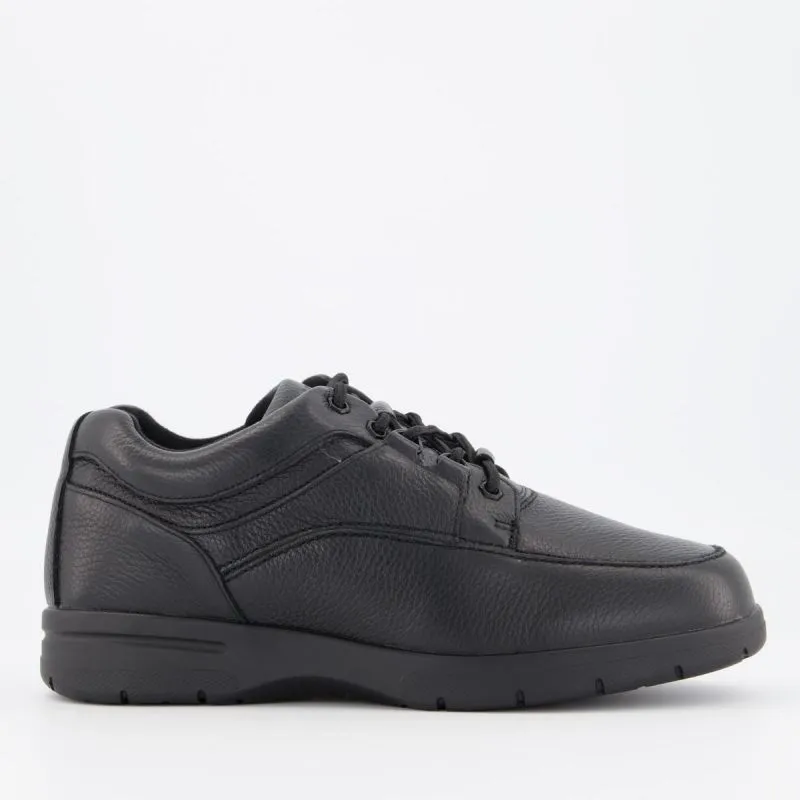 DREW MEN'S TRAVELLER LACE BLACK WALKING SHOES Online by DREW