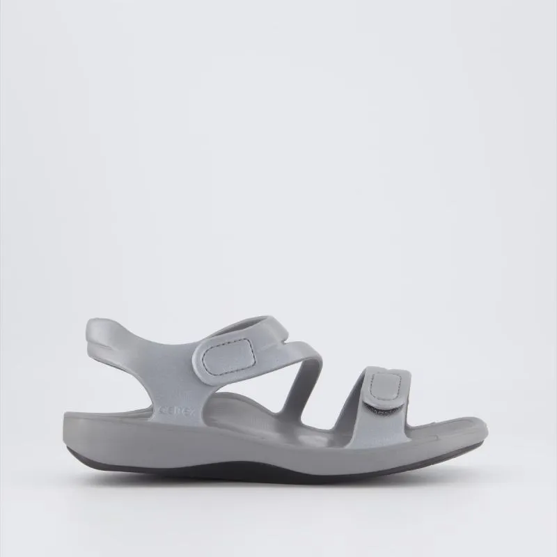 AETREX WOMENS JILLIAN SPORT SANDALS GREY Online by AETREX Just Walking