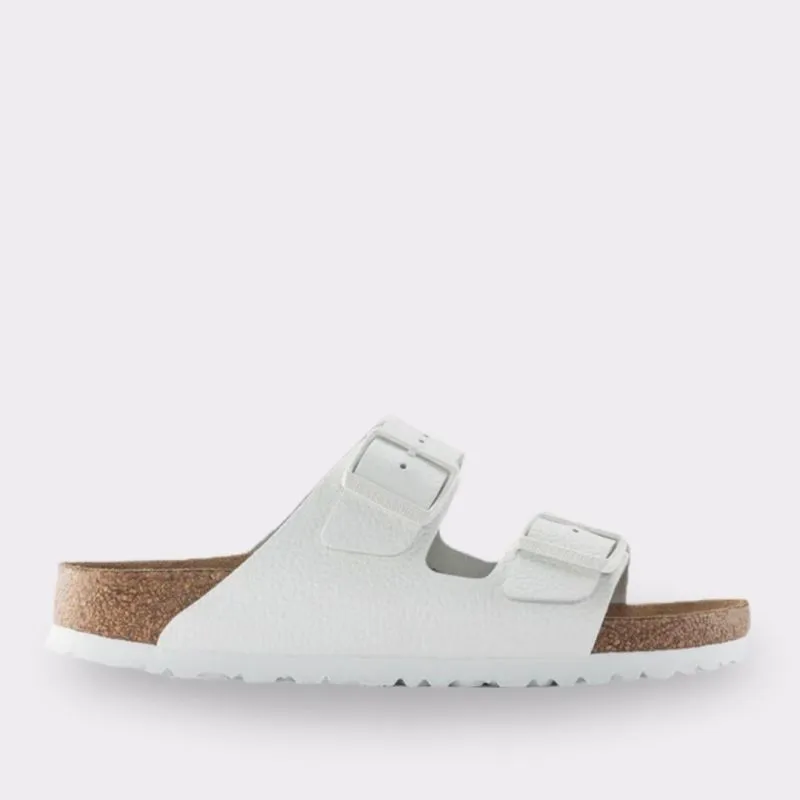BIRKENSTOCK ARIZONA UNISEX SFB WHITE SMOOTH LEATHER REGULAR Online